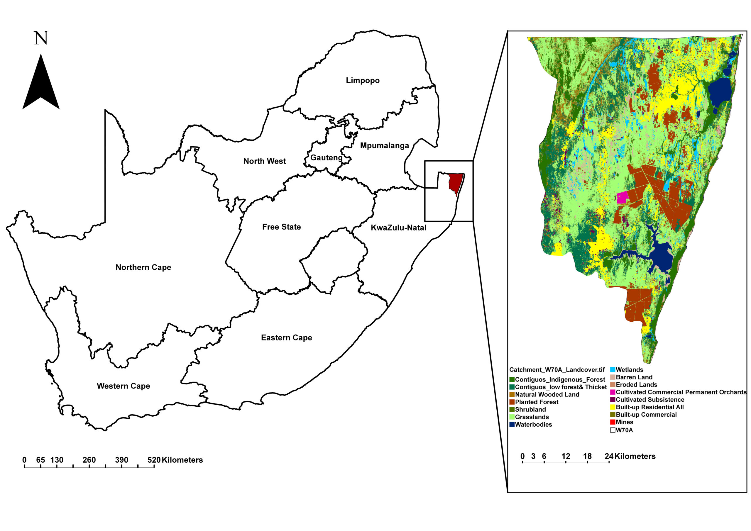 Figure 1: Location of Lake Sibaya